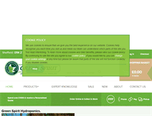 Tablet Screenshot of greenspirit-hydroponics.com